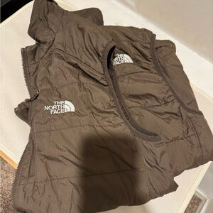 The North Face Dark Brown Quilted vest